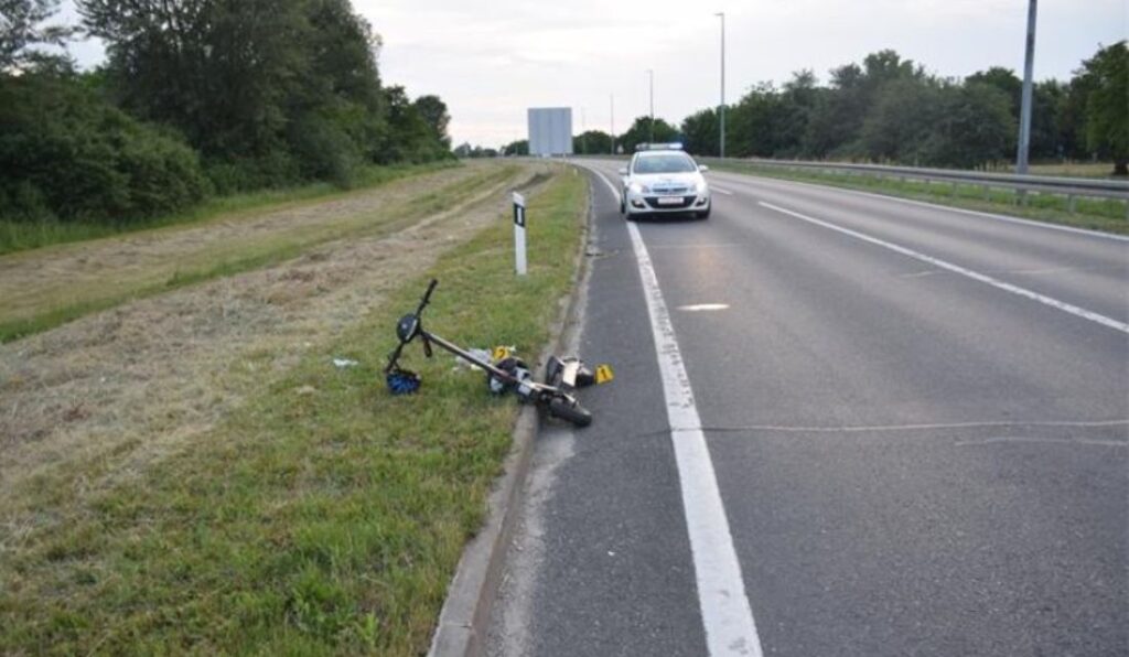 Na južnoj obilaznici pri padu s električnog romobila ozlijeđena putnica