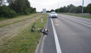 Na južnoj obilaznici pri padu s električnog romobila ozlijeđena putnica